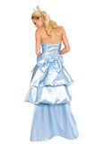 Blue Cinderella Princess Sexy Halloween Costume