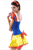Blue Girls Snow White Cute Halloween Fairytale Costume