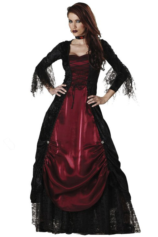 Ruby Sexy Women Deluxe Gothic Halloween Vampire Costume