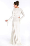 White Renaissance Princess Medieval Elegant Halloween Costume