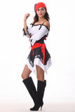 Sexy Ladies Black Halloween Pirate Costume