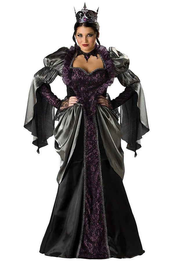 Black Womens Wicked Queen Halloween Costume Adult