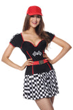 Women Sexy Halloween Race Girl Costume Black