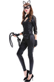 Sexy The Dark Knight Rises Adult Halloween Catwoman Costume Black