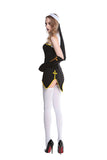 Sexy Adult Halloween Nun Costume Black