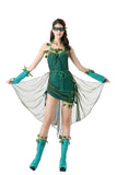 Forest Nymph Poison Ivy Fair Halloween Costume Green