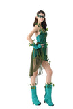 Forest Nymph Poison Ivy Fair Halloween Costume Green