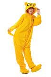 Cute Flannel Pajamas Halloween Jake Dog Jumpsuit Costume Yellow