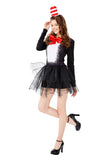 Adult Cat In The Hat Halloween Costume