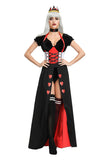 Deluxe Queen Of Hearts Adult Halloween Costume