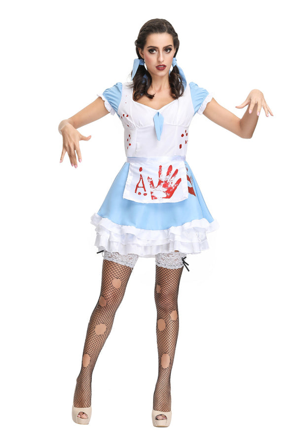 Bloody Zombie Maid Halloween Adult Costume