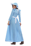 Adult Blue Village Maid Halloween Costume