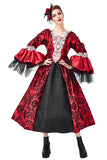 Vintage Royal Queen Halloween Dress Costume