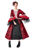 Vintage Royal Queen Halloween Dress Costume