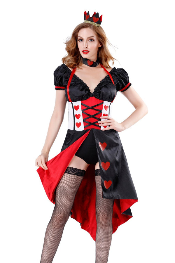 Sexy Queen Of Hearts Poker Costume