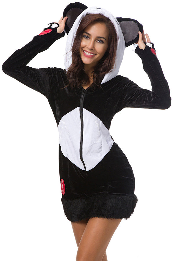 Womens Cute Panda Costume