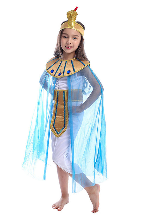 Halloween Girls Egyptian Queen Cleopatra Costume