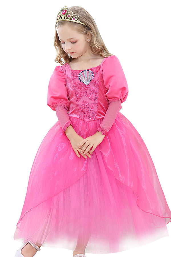 Halloween Kids Peach Princess Dress