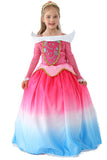 Girls Princess Aurora Halloween Costume