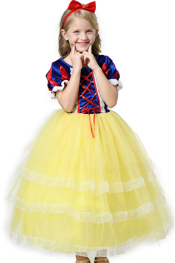 Lovely Princess Snow White Kids Costume