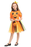 Kids Halloween Pumpkin Tutu Costume