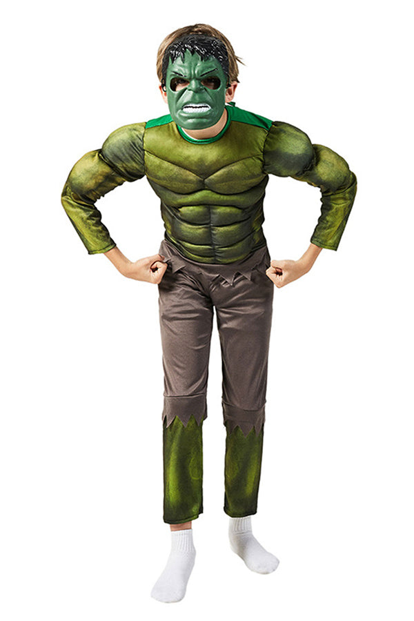 Boys Muscle Hulk Costume