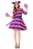 Womens Cheshire Cat Halloween Costume