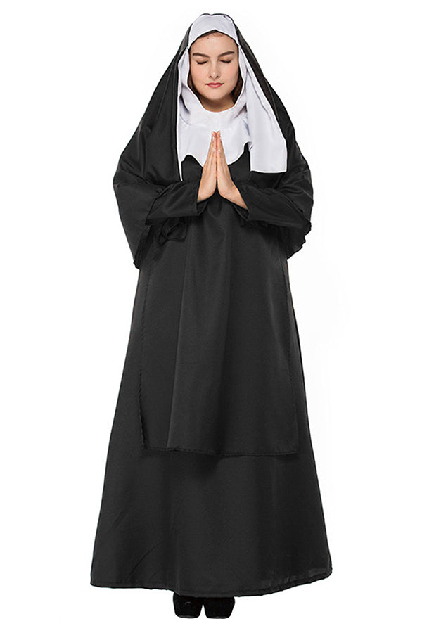 Womens Plus Size Classic Nun Halloween Costume