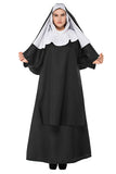 Womens Plus Size Classic Nun Halloween Costume