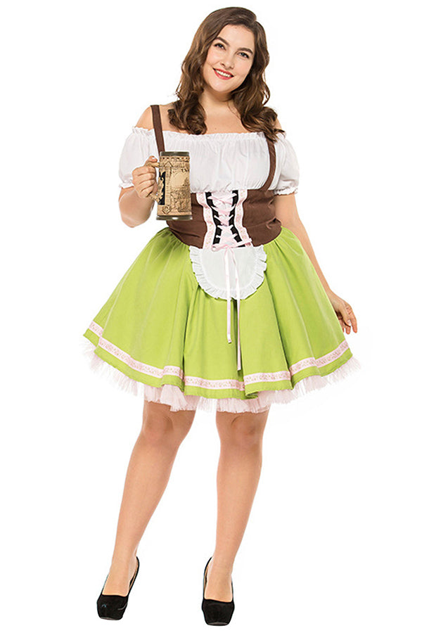 Plus Size Womens German Beer Girl Costume