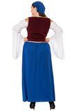 Womens Plus Size Pirate Halloween Costume