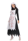 Womens Bloody Nun Halloween Costume
