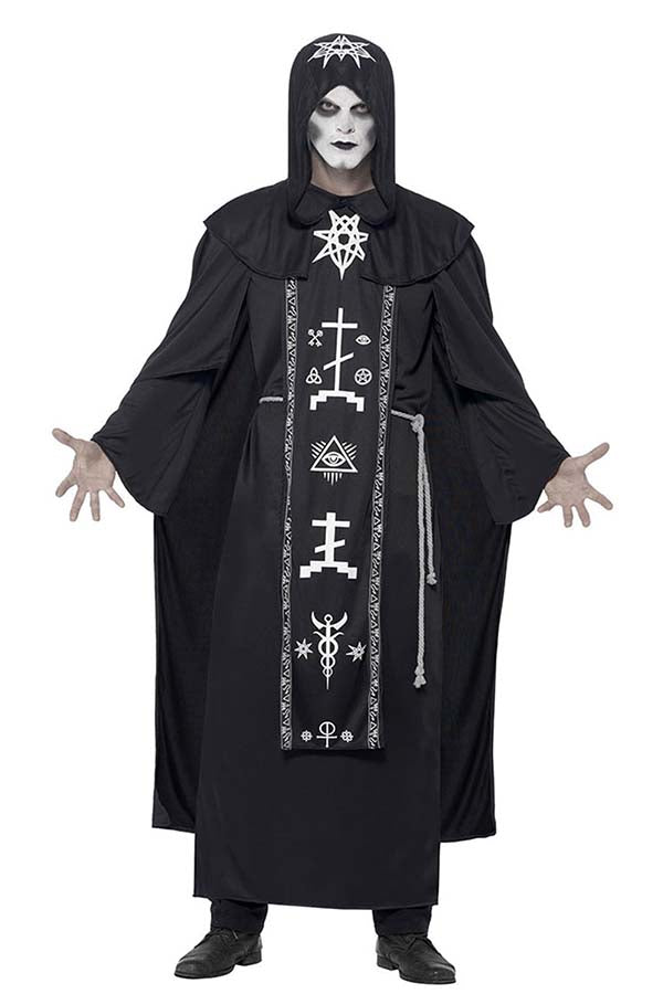 Men's Dark Arts Warlock Party Halloween Costume