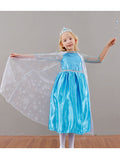 Elsa Frozen Princess Dress Halloween Costume For Girls Mazarine