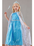 Elsa Reine des Neiges Robe de Princesse Déguisement d'Halloween Pour Filles Mazarine