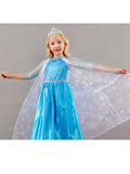 Elsa Reine des Neiges Robe de Princesse Déguisement d'Halloween Pour Filles Mazarine