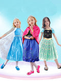 Elsa Frozen Princess Dress Halloween Costume For Girls Mazarine