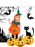 Cute Pumpkin Cosplay Costume For Kids Toddler Halloween Costume Orange