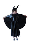 Maleficent Black Witch Halloween Costume For Kids Black