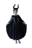 Maleficent Black Witch Halloween Costume For Kids Black