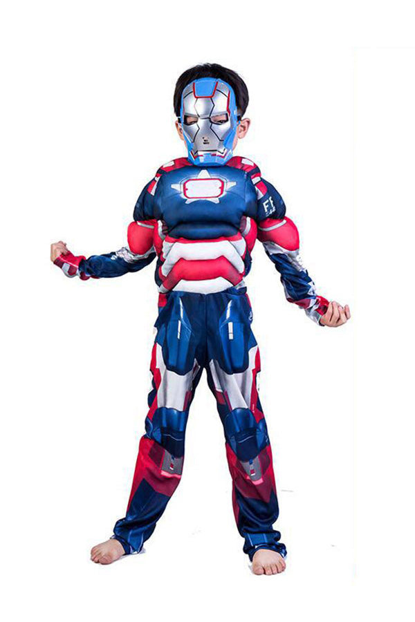 Iron Man Cosplay Costume Halloween Costume For Kids White