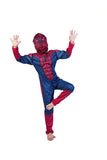 Spider Man Superhero Halloween Costume For Boys Navy Blue