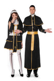Mens Deluxe Priest Costume For Halloween