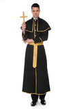 Mens Deluxe Priest Costume For Halloween