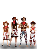 Family Halloween Retro Cowboy Costume Brown