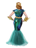 Sexy Sequined Mermaid Costume Green