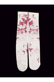 Scary Blood Stain Halloween Chaussettes Aux Genoux Blanc
