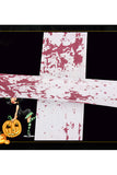 Scary Blood Stain Halloween Chaussettes Aux Genoux Blanc
