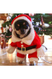 Christmas Santa Claus Pet Cosplay Costume Red