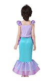 Fairy Tale Mermaid Princess Dress Halloween Costume Purple